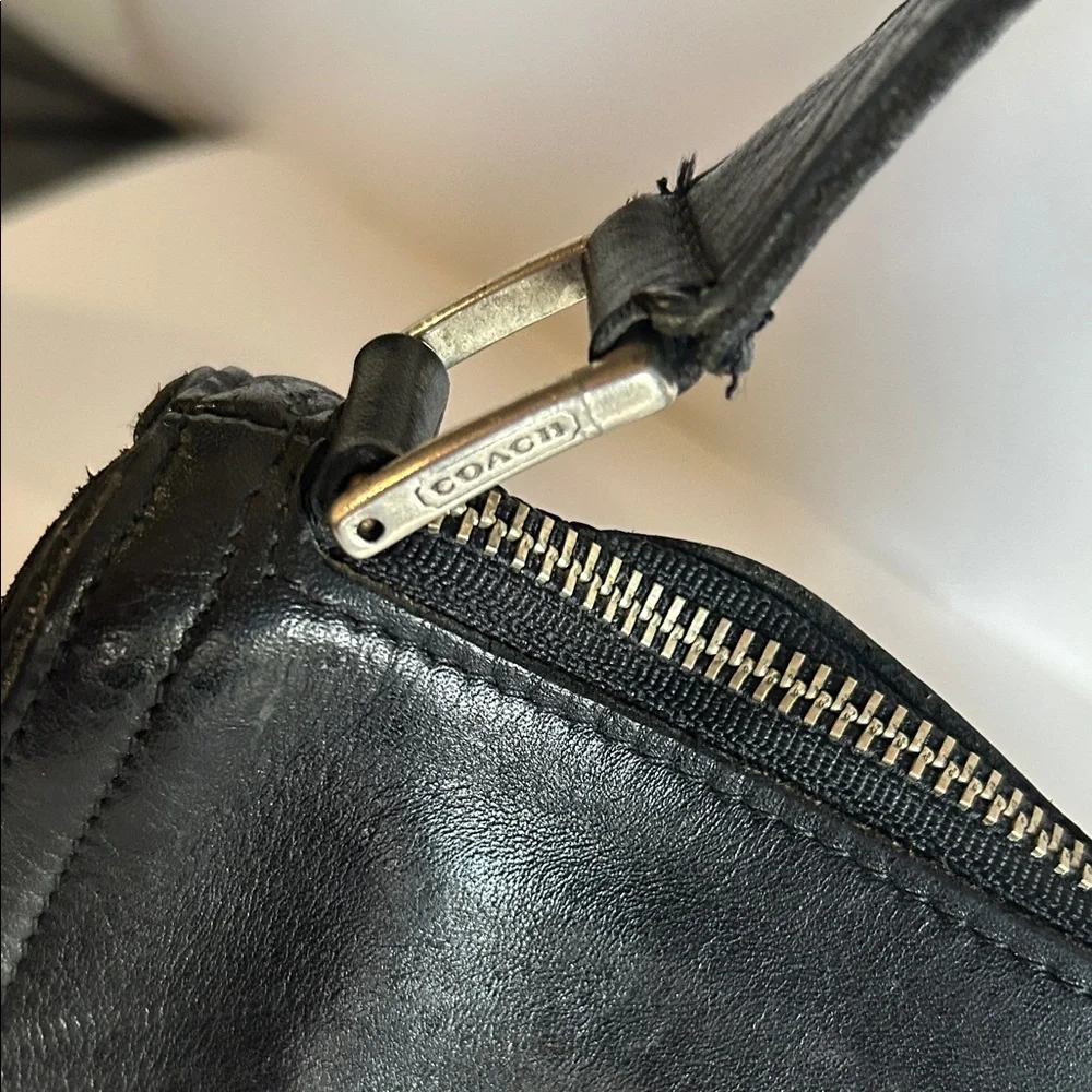 Black Leather Messenger Bag